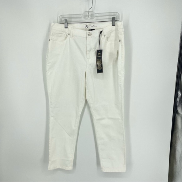 NWT DG2‎ Diane Gilman White Jeans Sz 16P - Picture 1 of 6